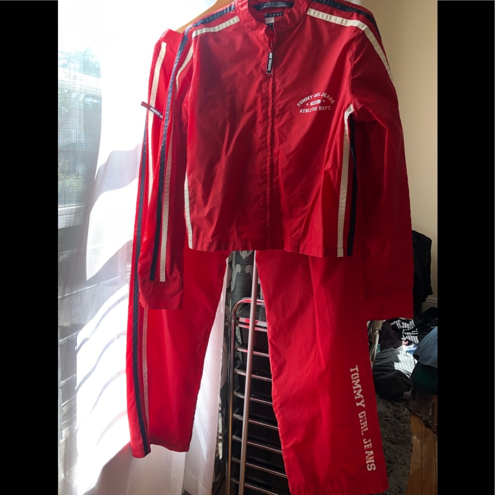 2001 Vintage Tommy Girl Windbreaker Suit